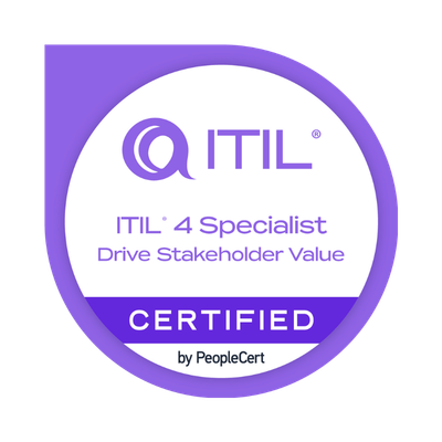 Curso ITIL® 4 Specialist Drive Stakeholder Value (DSV)