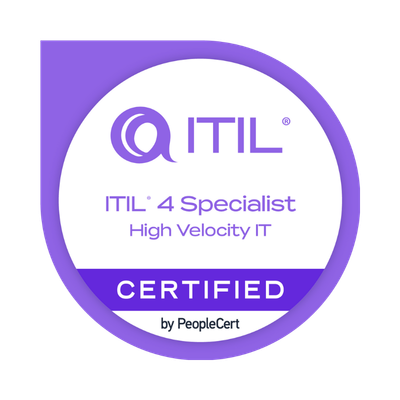 Curso oficial ITIL® 4 Specialist High Velocity IT (HVIT)